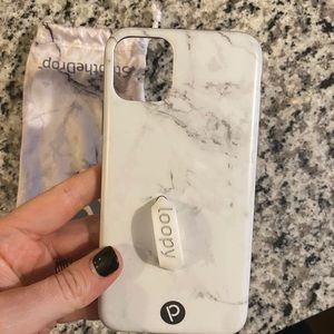 Loopy case (white marble) fits iPhone 11 Pro Max